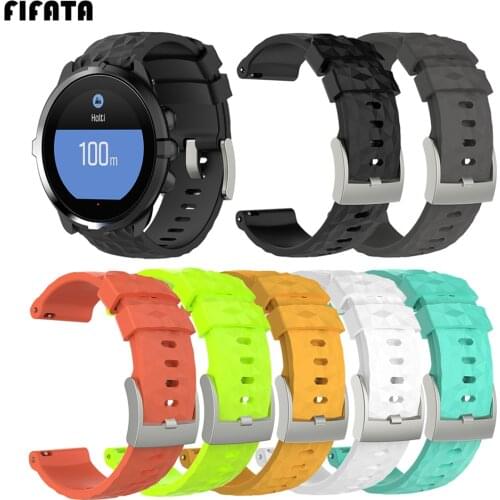 Watch Strap For Suunto Spartan Sport Strap Silicone Watch Band For Suunto 9/9 Brao/Spartan Sport HR Baro Replacement Bracelet