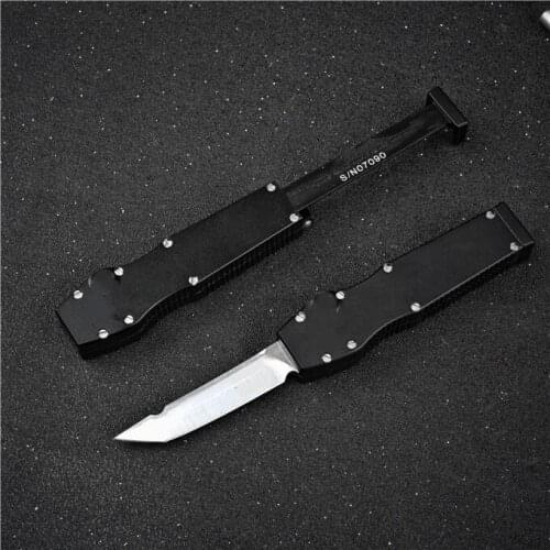 Technology Holo Straight Knife D2 Blade T6061 Aluminum Handle Portable Camping Hunting Knife Tactical Survival Knife EDC