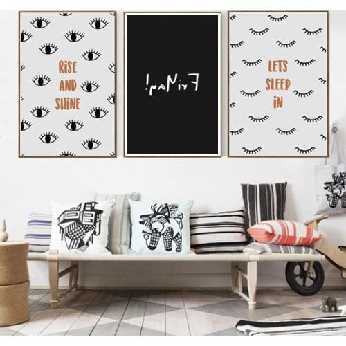 Rise Sleep Eye Abstract Posters and Prints Wall art Decorative Picture Canvas Painting For Living Room Home Decor Unframed