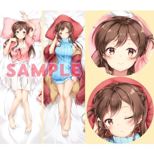 Anime Game Rent A Girlfriend Ichinose Chizuru Sexy Dakimakura Hugging Body Pillow Case Cover Pillowcase Cushion Bedding Gifts