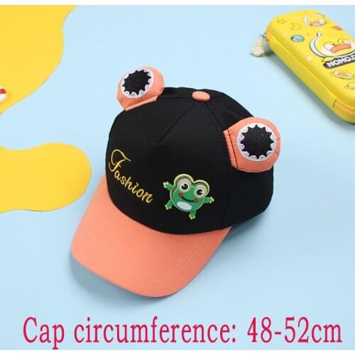 Childrens Cute Cartoon Hat Spring And Summer Thin Frog Men And Women Baby Outing Outdoor Shade Duck Tongue Baseball Cap New2021