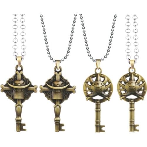 One Piece Necklace Luffy pirates regiment & white beard bronze Pendant Necklace Mens Fashion Accessories Anime Wholesale Price