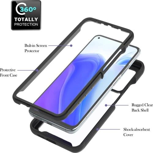 Smartphone Cases For cover Xiaomi 10T Simplicity Screen Protector And Phone Shell Case sFor Xiaomi etui 10T Pro Positivo Mi10T