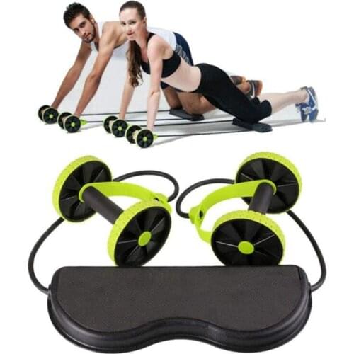 Home Fitness Abdominal Wheel Pull Rope Muscle Exerciser Fitness Equipment Gym Ab Roller Abdominal Muscle Training Device