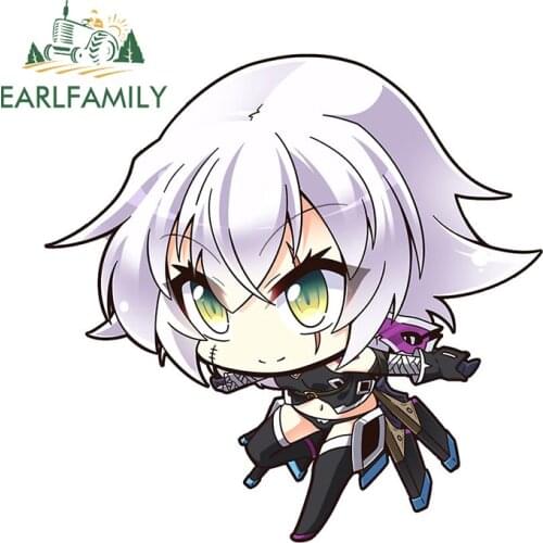 EARLFAMILY 13cm x 12.8cm For Fate Jack Car Accessories Stickers Auto Air Conditioner Decal Bumper Waterproof Decoration