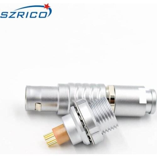 FGG EEG 1B M12 2 3 4 5 6 7 8 10 12 14 16 circular metal electronic connector socket push pull self latching