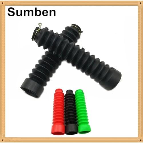 Motor Front Fork Cover Dirt Bikes Bicycles Rubber Set Dust Cover Gaiters Gators Off Road for Honda Yamaha Kawasaki Suzuki KTM