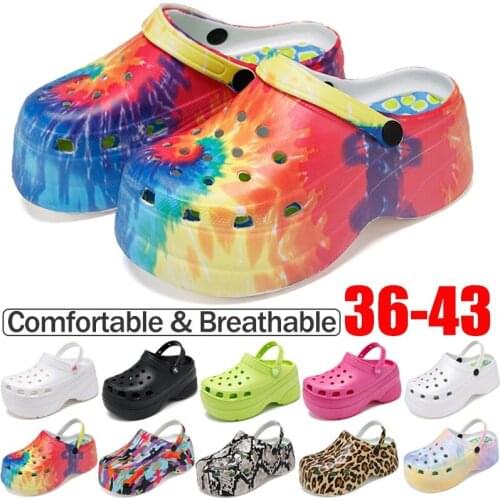 Summer Lady Sandals 10CM Heels Shoes For Women 2021 New Arrivals Slippers EVA Lightweight Sandalias Female Shoes Plus Size 36-43