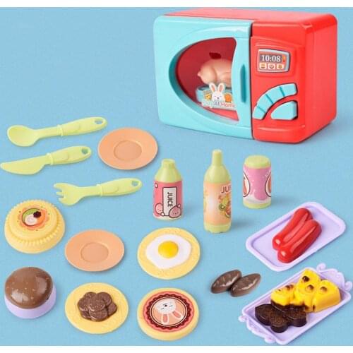 Mini Electric Washing Machine Cooker Vacuum Cleaner Home Appliances Kids Simulation Pretend Play Toy