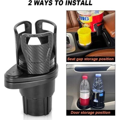 Multifunctional Vehicle-mounted Water Cup Drink Holder Adjustable Rotatable Convient Design Beverage Coffee Cup Bottle Holder