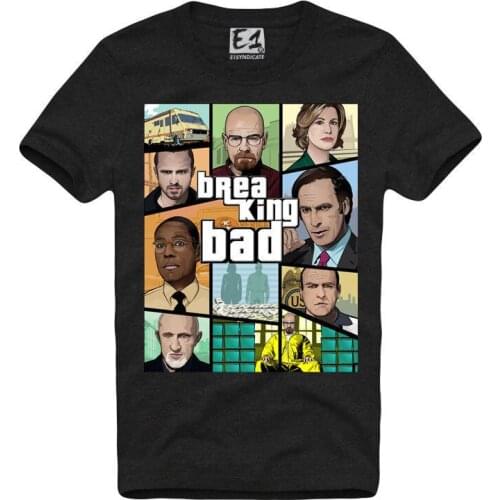 Breaking Bad Heisenberg Better Call Saul Los Pollos Cook An Fashion Men 2019 New Short Sleeve Hipster Summer O-Neck Tees