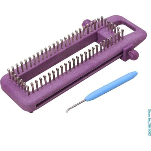 Adjustable Sock Loom Kit Knitting Socks Scarf Hat DIY Hand Craft Tool
