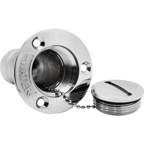 Boat 316 Stainless Steel 38mm 1.5'' Diesel Boat Deck Fill Filler Cap Tank & Key