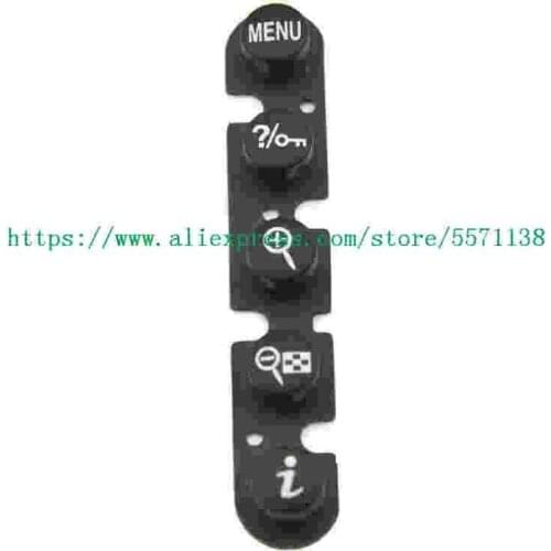 New Rear 5 Menu Back Button Stripe Replacement For Nikon D7100 Repair Part