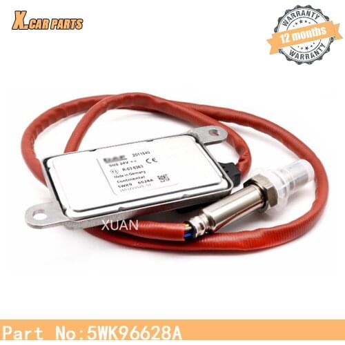5WK96628A New Manufactured Nitrogen Oxide NOX Sensor Fit For DAF Truck XF105 CF75 CF85 EURO5 5WK9 6628A 1793379 High Quality