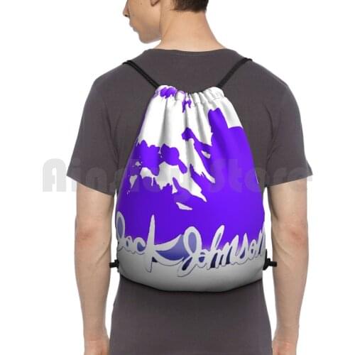 Jack Johnson Tee 2.0 Backpack Drawstring Bag Riding Climbing Gym Bag Jack Johnson Jack Johnson Music In Between Dreams On