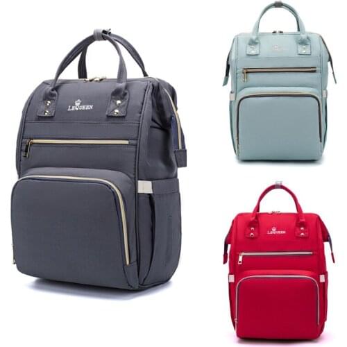 LEQUEEN Diaper Bag Baby Care for Daddy Mummy Nursing Bag Large Storage Travel Backpack Stroller Bag Nappy Bag