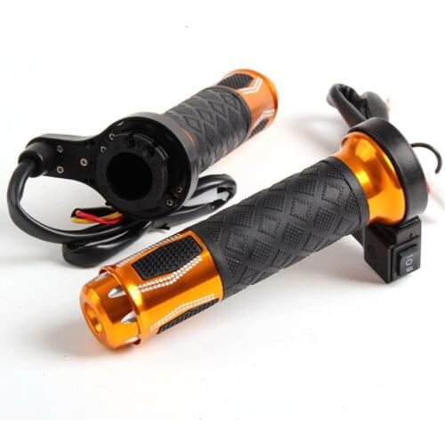 22 28mm Universal Electrica Twist Throttle 12V For Electric Bicycle Scooter Motorcycle Speed Gas Handle Throttle Accelerator Kit