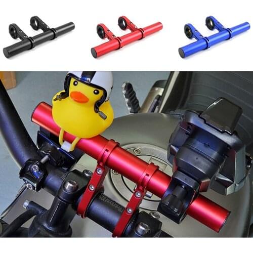 Universal 33- 22mm Black Aluminum Motorcycle Handlebar Cross Bar Steering Wheel Strengthen Adjustable Handle Bar New Styling