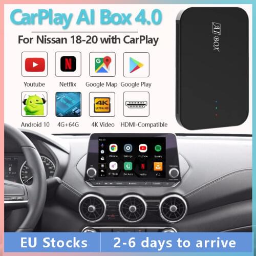 Video AI Box for Nissna Kicks Qashqai X-Trai Sylphy Altima with Built in CarPlay, Supports Mirror Link Multimedia Android WIFI