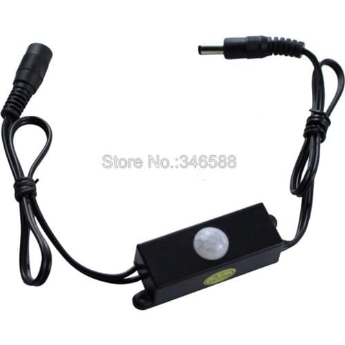 2024 DC 5V-24V 4A PIR Infrared Sensor Switch IR Motion Sensor Detector Switch With DC plug For Lighting Switch Corridor Bathroom