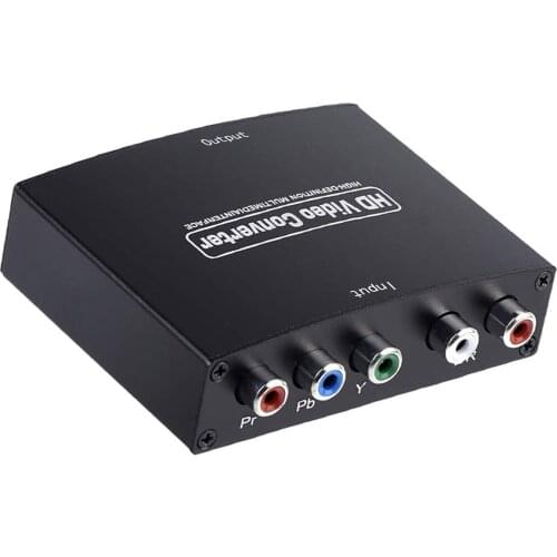 HDMI-compatible Converter Component to HDMI-compatible Adapter Video Audio Adapter for DVD Game Console to HDTV Monitor