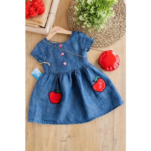 Джинсовые платья для малышек Babymod China At AliExpress