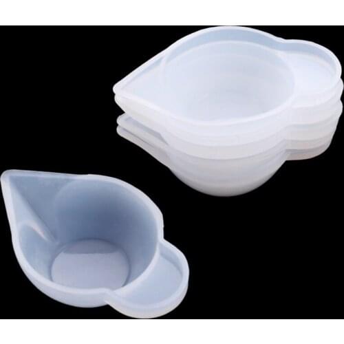 5Pcs 10ml Dispensing Silicone Cups Resin Dispenser Tool Kit for DIY UV Handmade Epoxy Resin Crafts Jewelry Making Accessories