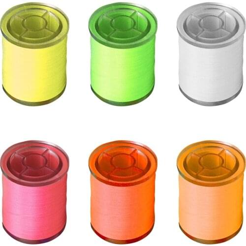 230m Fishing Line Fluorescent Durable Polyester Fish Wire Portable Fly Test Tying Fishing Thread Fishing Tools