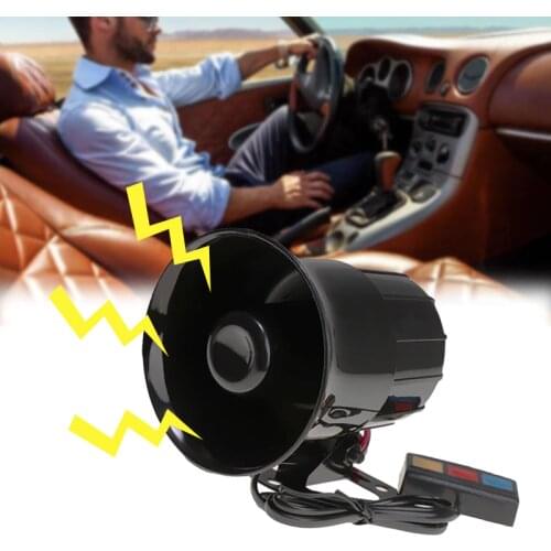 110db 12V 3Tone PA System Car Alarm Loud Speaker Horn Siren Alarm Speaker Amplifier For Truck Motorcycle Police Fire Speaker