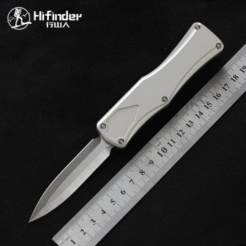 Hifinder Hunting Knife D2 steel blade 6061-T6 handle survival edc outdoor camping tool Tactical Pocket knives