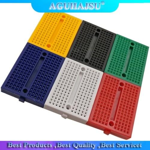 Wholesale SYB-170 Mini Solderless Prototype Experiment Test Breadboard 170 Tie-points 35*47*8.5mm
