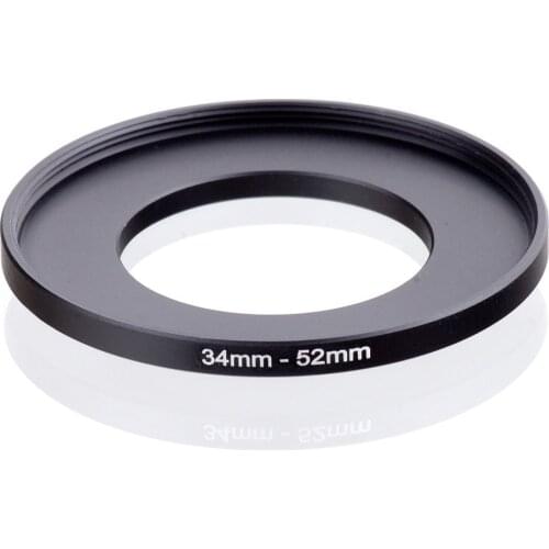 Original RISE(UK) 34mm-52mm 34-52mm 34 to 52 Step Up Ring Filter Adapter black