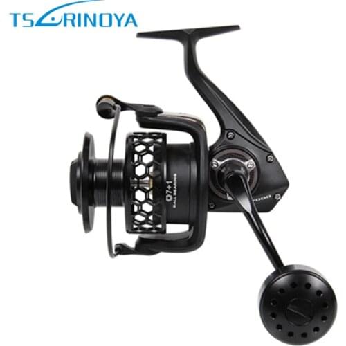 Tsurinoya TSP7000 Full Metal Spinning Reel 20kg/7+1BB/4.9:1 Fishing Reel Jig Ocean Distant Wheel Carretes Pesca Molinete Peche