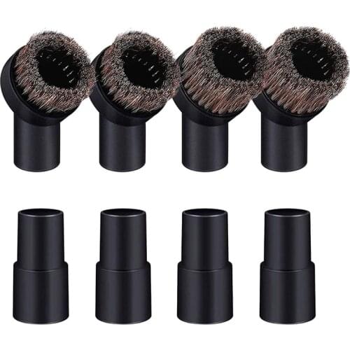Vacuum Cleaner Dusting Brush 0.98 Inch and 1.25 Inch Vacuum Brush and 1.25 to 1.37 Inch Adapter Tool for Standard Hose
