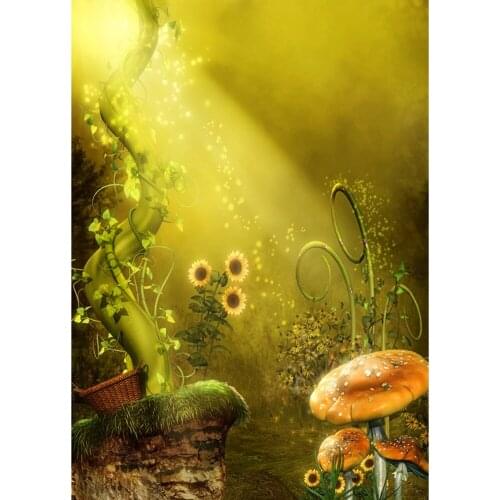 Fairy Tale Sunlight Photography Background For Photo Shoot Props Portrait Child Baby Vinyl Cloth Photo Backdrops Photo Studio