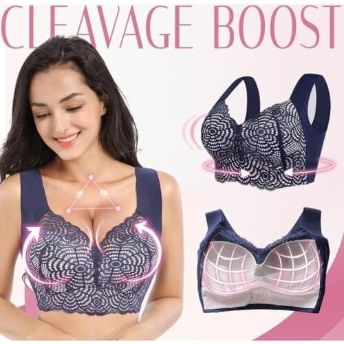 Stretch Full-Figure Seamless Lace Cut-Out Bra Sexy Lace Underwear Full Coverage Lace Plus Size Bra DropShipping