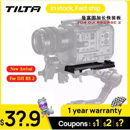 Pre saleTILTA TGA-MEP/TGA-SRA for DJI RS2/RSC2 Manfrotto Extended Quick Release Plate Camera Accessories Adjustable Tablet