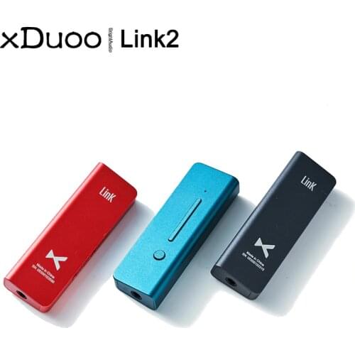 Xduoo Link2 USB DAC Type-C to 3.5mm Audio Cable Headphone Amplifier Adapter PCM 384kHz DSD256 for Android Phone PC
