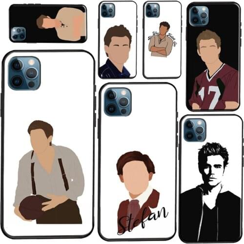 Stefan Salvatore Silicone Case For iPhone 12 11 Pro Max 7 8 Plus SE 2020 12 Mini X XR XS Max Back Cover