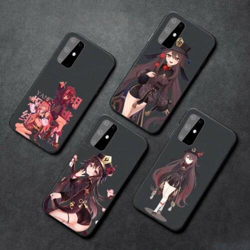Hu tao Phone Case For Samsung A21S A32 A51 A52 A71 A50 A12 S10 S20 S21 Plus Fe Ultra