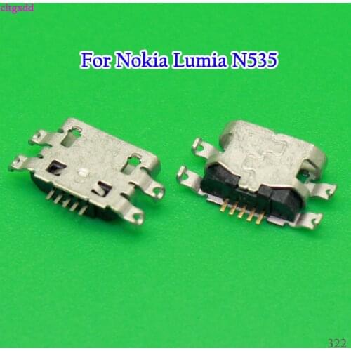 Cltgxdd 10PCS/Lot Micro Usb Charge Port Socket Jack Plug Dock For Nokia Lumia N535 532 A501 502 535 Charging Connector