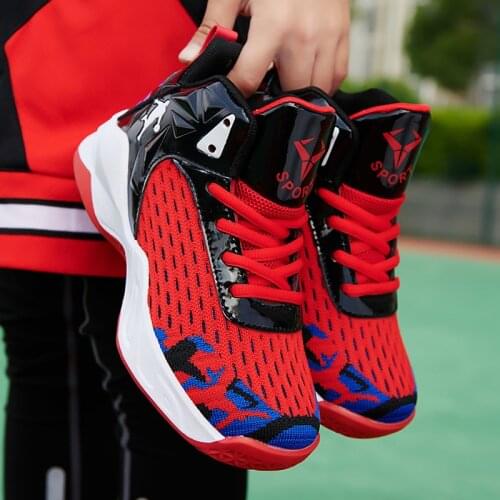 Children Boys Basketball Shoes Sport Kids Sneakers Casual Shoes Sneakers Girls Shoes Basketball Footwear Anti-slippery Trainers