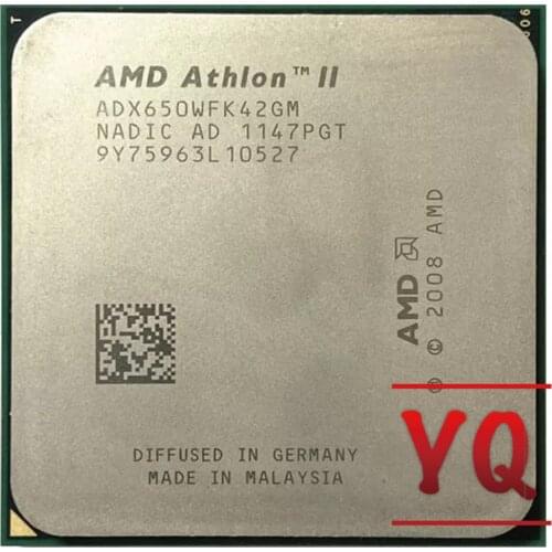 AMD Athlon II X4 650 3.2 GHz Duad-Core CPU Processor ADX650WFK42GM Socket AM3