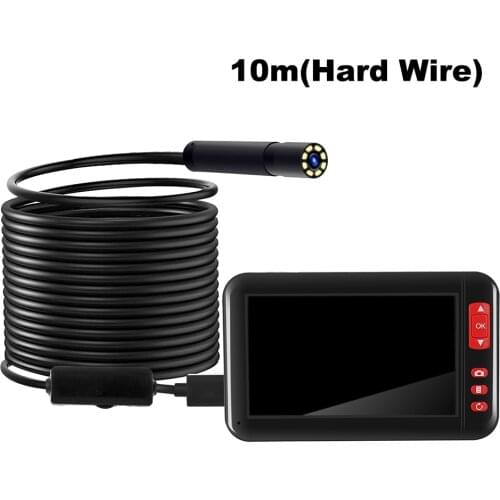 Industrial Endoscope Camera 1080P Display Screen Endoscope Borescope Inspection Camera Built-in 8mm Lens High-definition