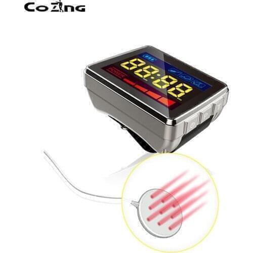 Cold Laser Therapy Watch for Hypertension Diabetes Reducing Vascular Blockage Health Care Massager