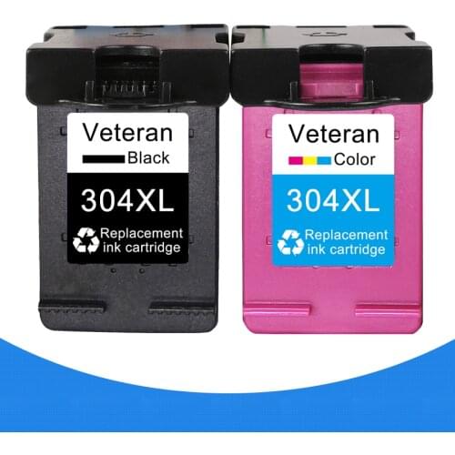Veteran 304XL Cartridge for hp 304 xl hp304xl Ink Cartridge for Deskjet 3720 3721 3723 3730 2620 2630 2632 5030 5020 5032 5010