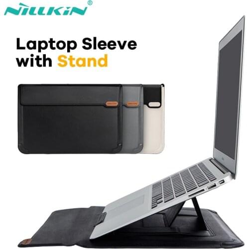 NILLKIN For Macbook Air 13 Case With Stand PU Leather Laptop Case For Macbook Pro 13 For Macbook Air M1 2020 For xiaomi 13.3