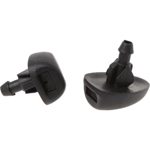 New 2 Pcs Windscreen Car Water Wiper Nozzle Mist Washer Spray Jet AP For Peugeot 307