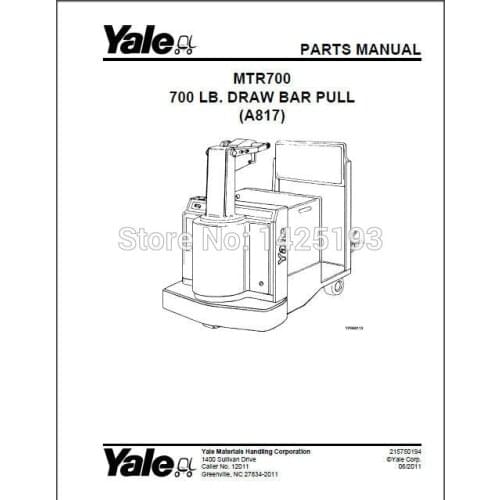 New Yale Spare Parts PDF 2017 for USA version